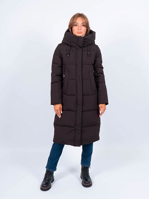 GWD4692I-G901 Пальто женское черный ICEbear 