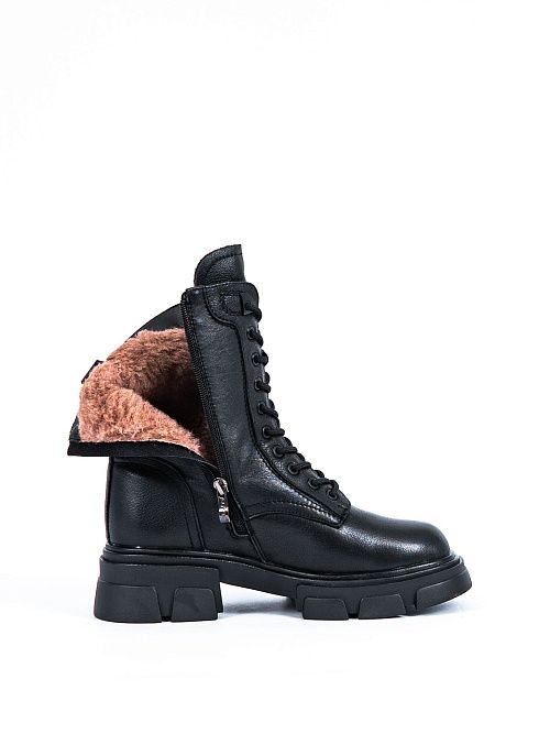 MDW24-HCLM3-016-1(L) Ботинки женские черный Covani 