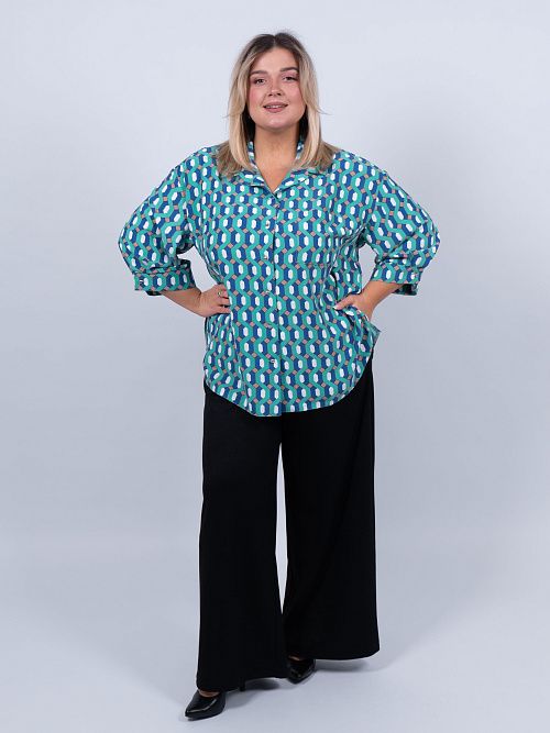 Соты Блузка женская мятный ZAR STYLE 