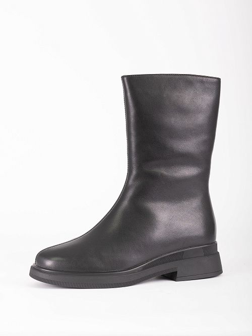 XUS-52472-2A-KW Полусапоги женские натуральная кожа черный Madella 