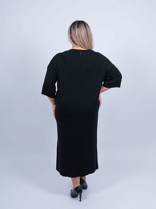 ELB-7327 Платье женское черный SERIANNO 