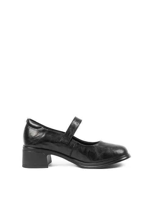 V8A80150-1 Туфли женские натуральная кожа черный 365 