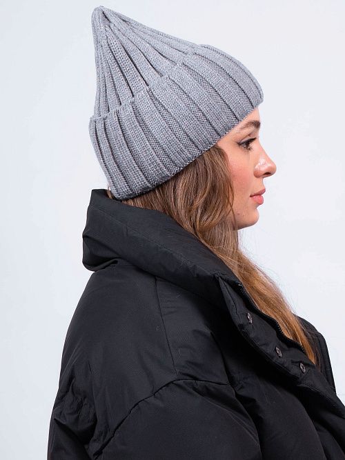 МЕНДИ Шапка женская темно-серый ELITE LINE 