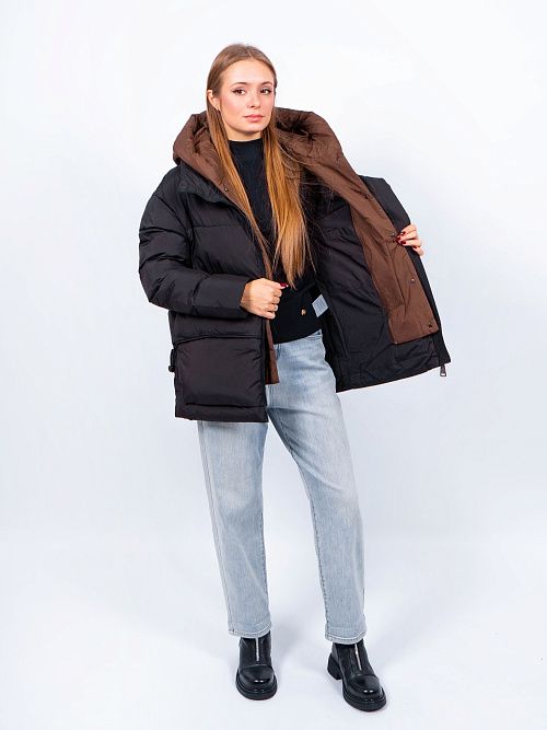 GWD4552I-G901 Куртка женская черный ICEbear 