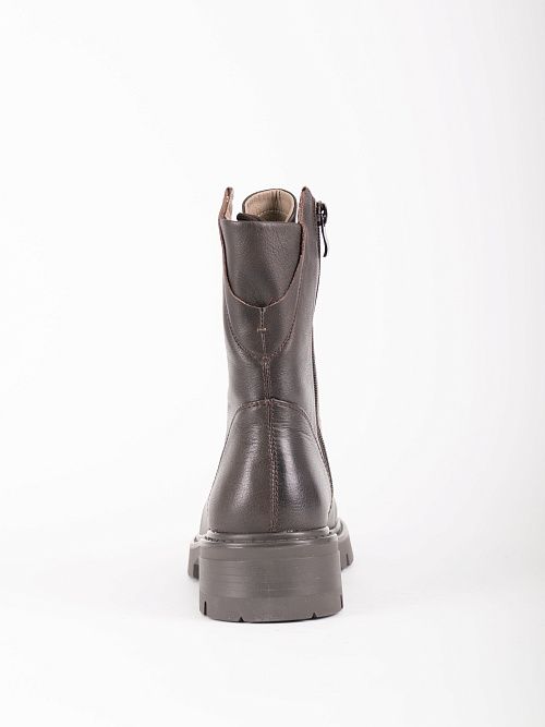 JA223-H1364-4ZM Ботинки женские натуральная кожа коричневый 365 