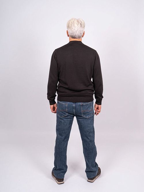 823-0605.O019.Y001.L.S0401 Поло мужское черный LUXOR 