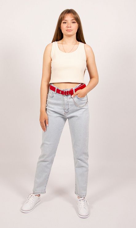 5480 Джинсы женские голубой IJASS 