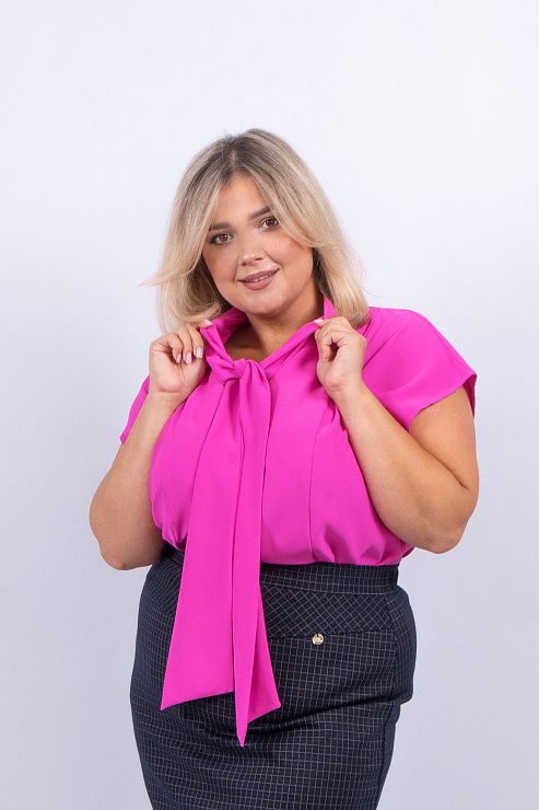 Скарлетт Блузка женская фуксия ZAR STYLE 