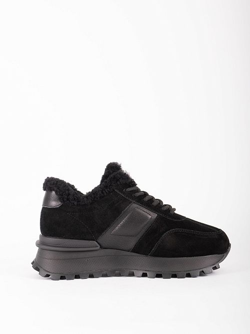 AS81259-L608-1ZM Ботинки женские натуральная кожа черный 365 