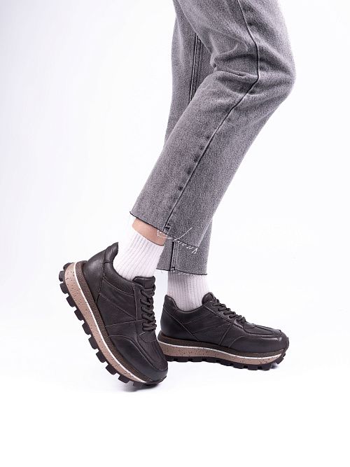 8330-RA6161-W-01 Полуботинки женские натуральная кожа коричневый 365 