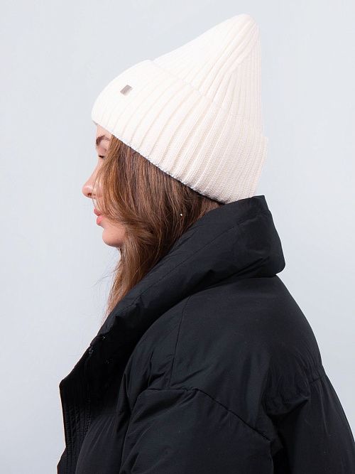 НЕЛЛИ Шапка женская белый ELITE LINE 