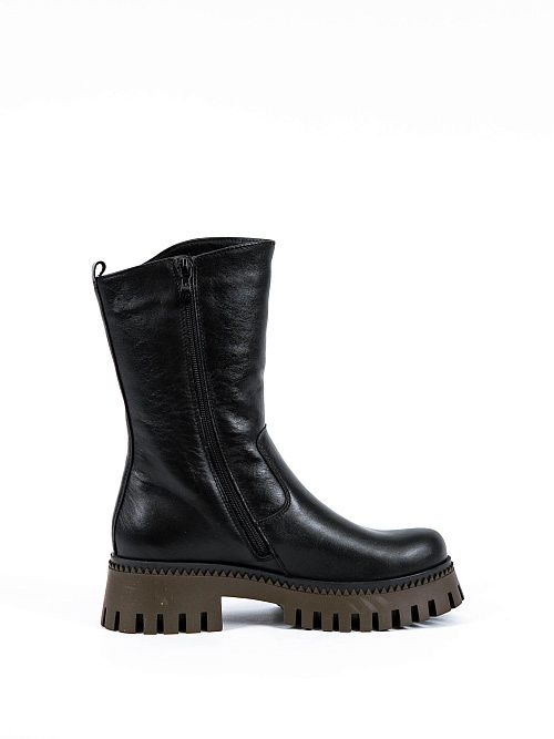 F1F2 3V381-75U08 Полусапоги женские черный Francesco Donni 