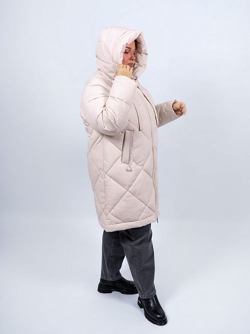 GWD4659I-G625 Куртка женская бежевый ICEbear 