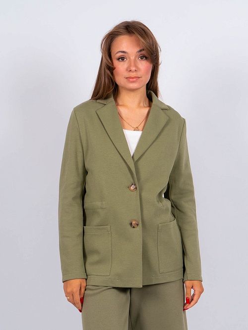 ЕВТ3218/ Жакет женский светлый хаки VERY NEAT 