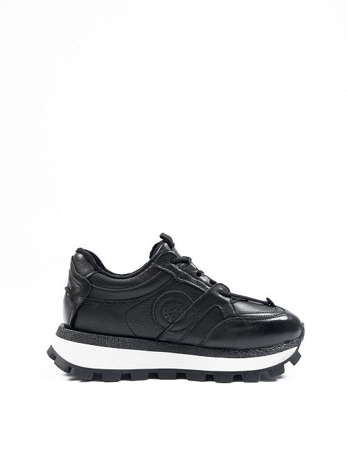 8330-RA6115-1 Полуботинки женские натуральная кожа черный 365 