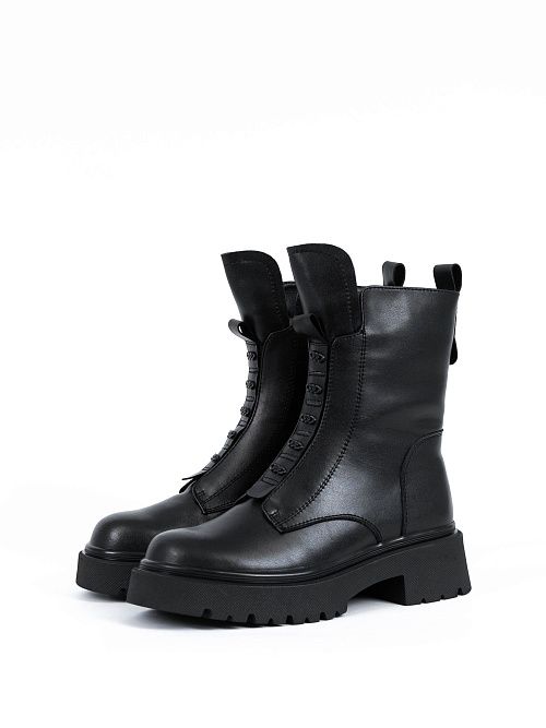 MDW24-HCLM3-027-2(L) Ботинки женские черный Covani 