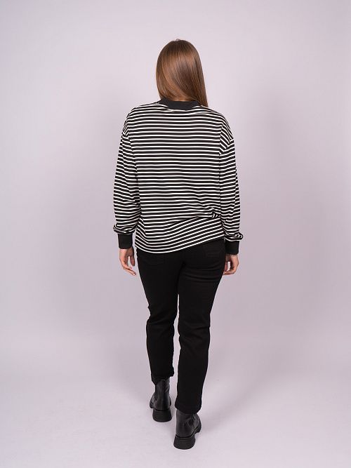 242017 Джемпер женский черный MIRA MIA 