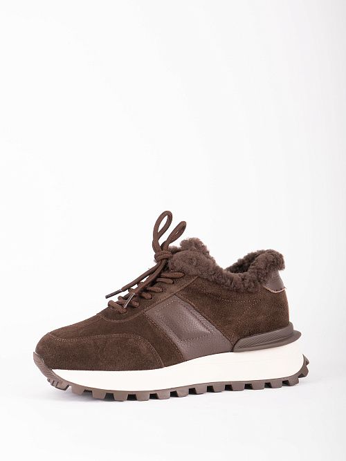 AS81259-L608-2ZM Ботинки женские натуральная кожа коричневый 365 