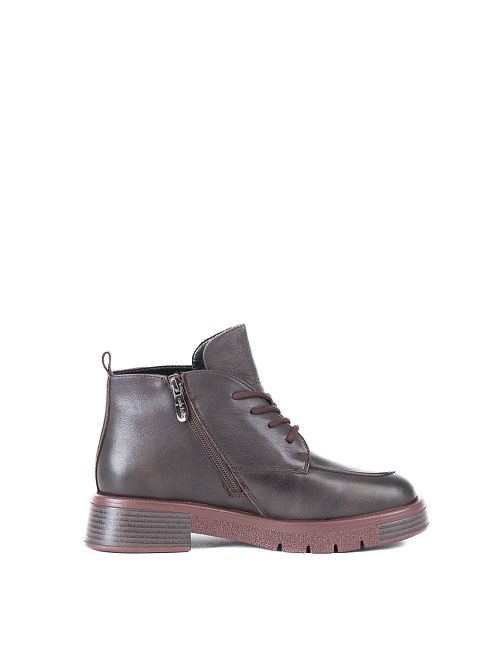 XUS-52509-6E-KW Ботинки женские натуральная кожа коричневый Madella 