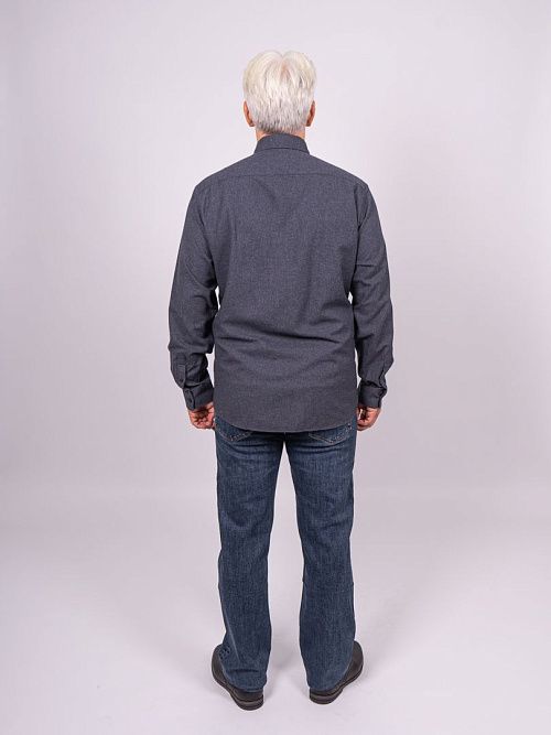 820-1250.P094.Y002.L.XB0301 Рубашка мужская синий LUXOR 