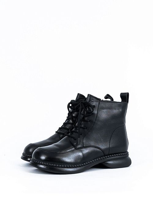 CTW24-BWLM3-015A(L) Ботинки женские черный Covani 