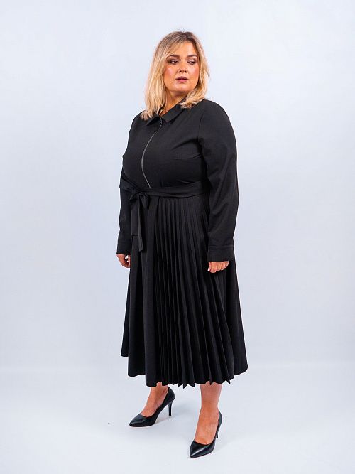 249621 Платье женское черный MIRA MIA 