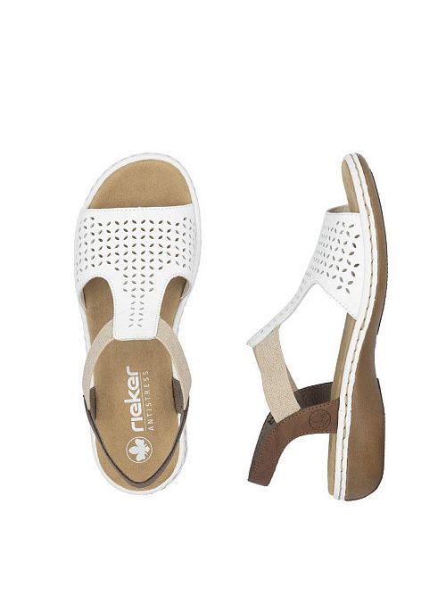 65917/80 Сандалии женские белый Rieker 