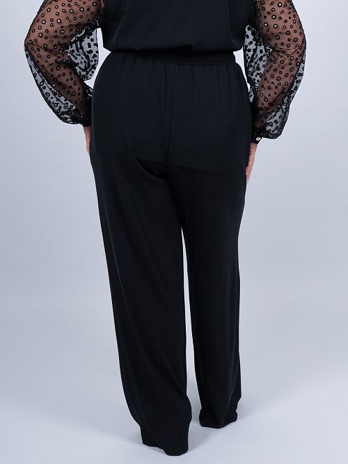 Паоло Брюки женские черный ZAR STYLE 