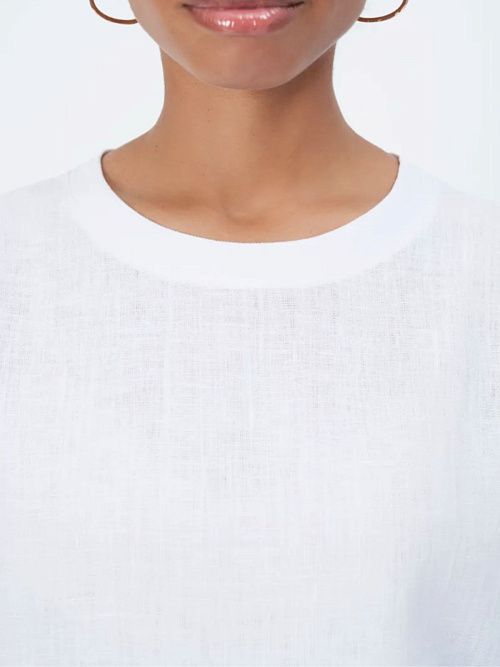 52104-БЛ Блузка женская белый ELECTRA STYLE 