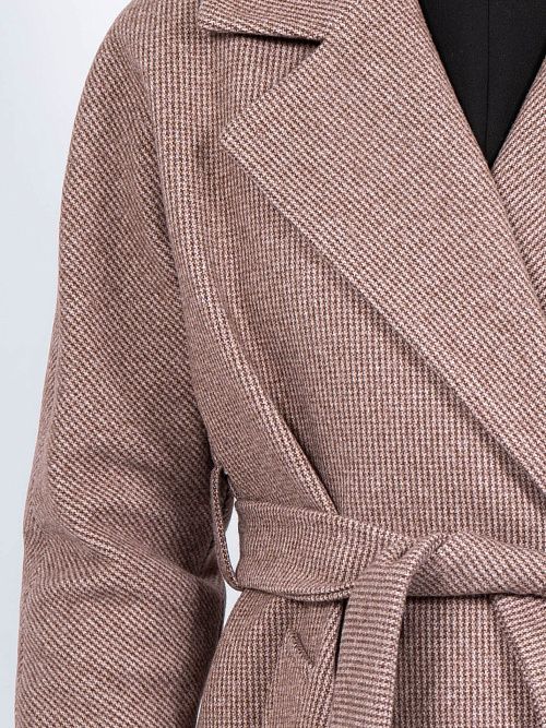 KR-301-МЗ-кор Пальто женское коричневый 365 