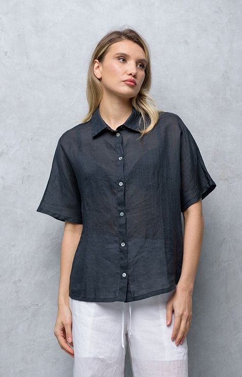 05176Y Блузка ЖЕРАР черный AGENDA 