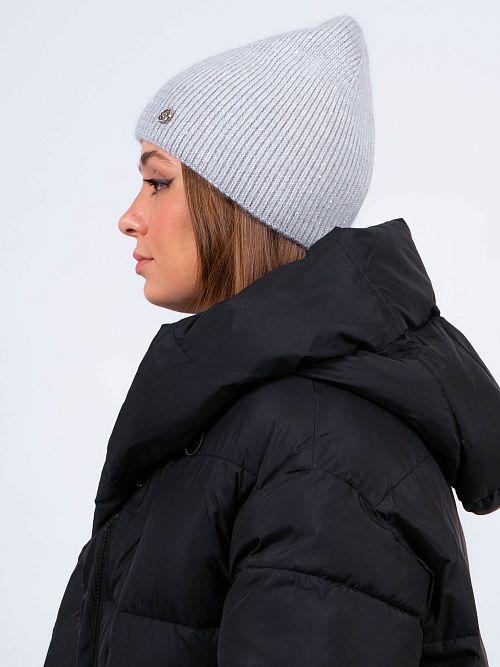 МИШЕЛЬ Шапка женская серый ELITE LINE 