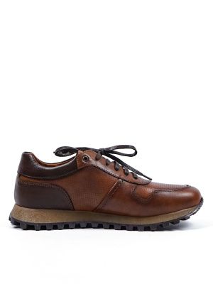 9741 brown Кроссовки мужские Shach