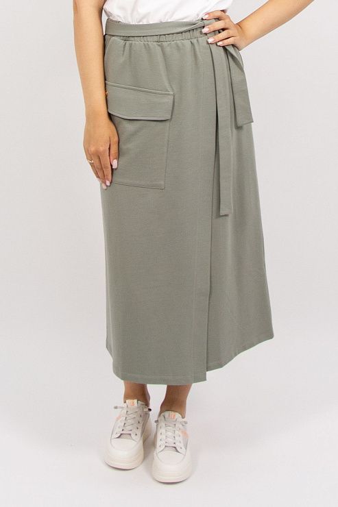 ЕВТ7011 Юбка женская зеленый VERY NEAT 