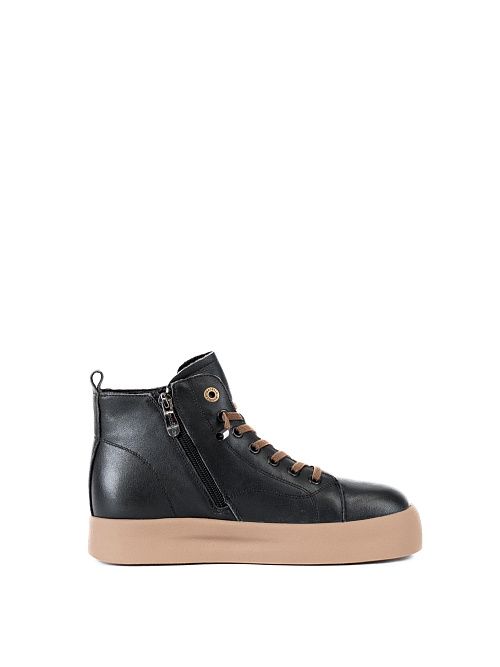 XUS-52069-5A-KF Ботинки женские натуральная кожа черный Madella 