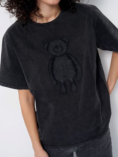 42086-ФБ Футболка женская серый ELECTRA STYLE 