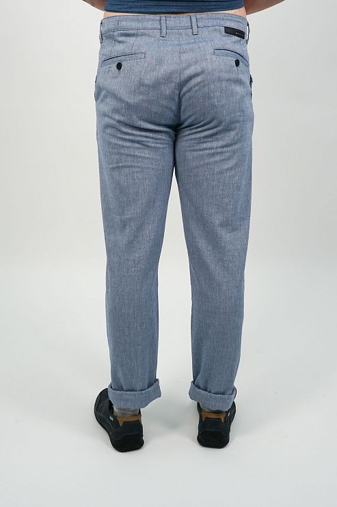 805-1996.L218.Y002.L.B0181 Брюки чинос мужские голубой LUXOR 