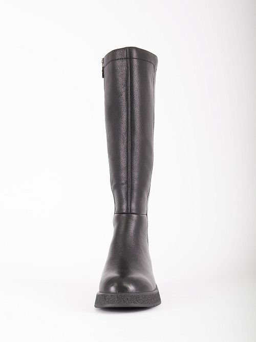 XJU-52460-1A-KI Сапоги женские натуральная кожа черный Madella 