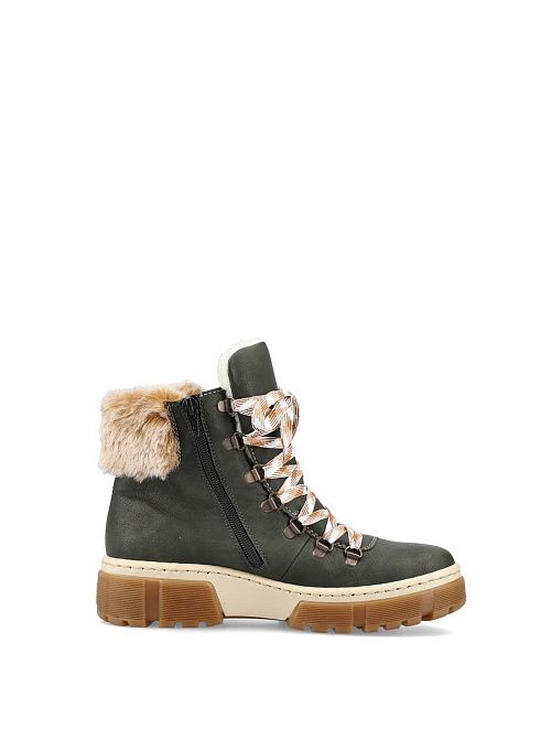 X8647/54 Ботинки женские зеленый Rieker 