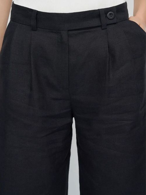 7773-ИЛ23 Шорты женские черный ELECTRA STYLE 