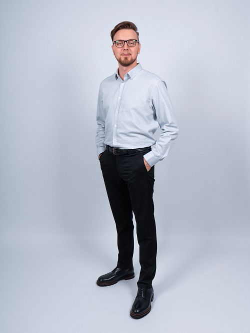 804-0158.G337.Y000.L.S0401 Брюки мужские черный LUXOR 