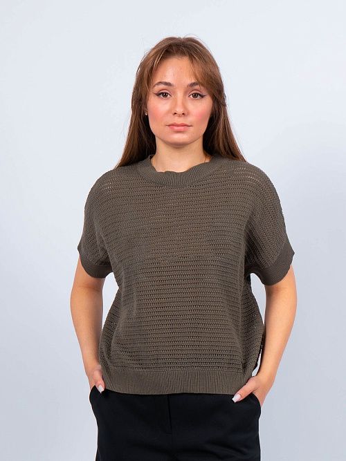 ЕВ30163/2 Джемпер женский хаки VERY NEAT 