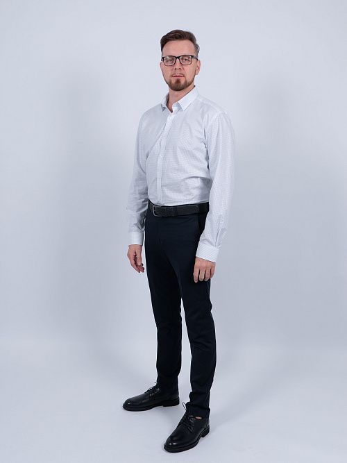 804-0277.G337.Y000.L.B0291 Брюки мужские синий LUXOR 