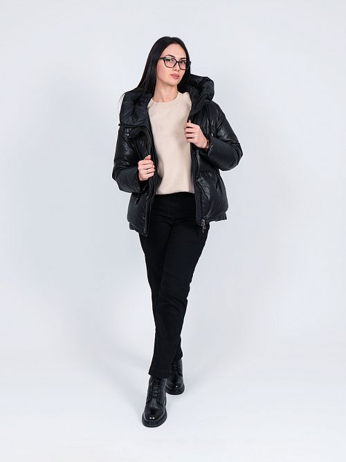 7899/15 Куртка женская черный Baimuni 