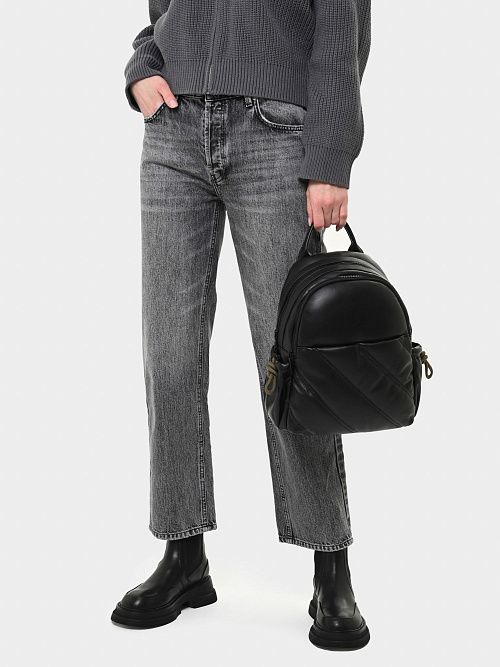 113-114-31-4 Рюкзак женский черный Portofiano 