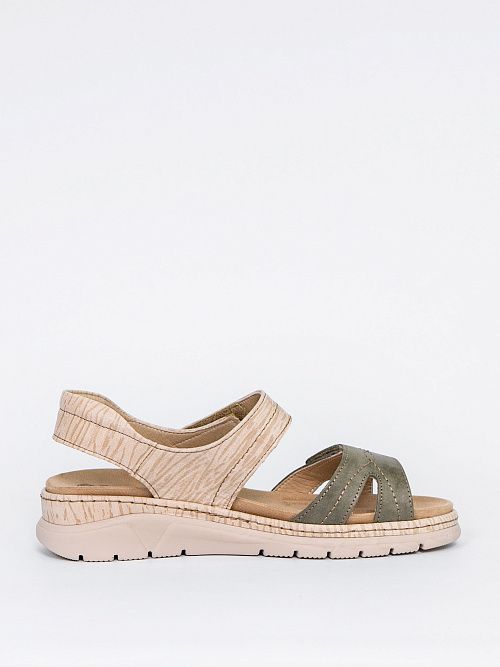 Mostar 12500T-1K66,3144 Босоножки женские бежевый Suave 