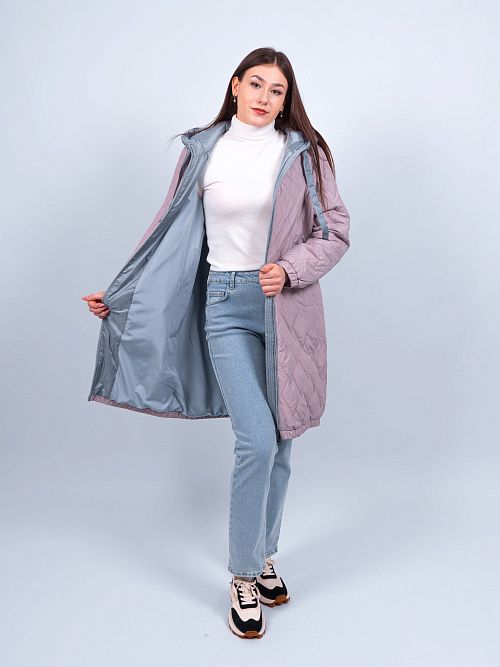 9261 Куртка женская сиреневый ILAMONER 