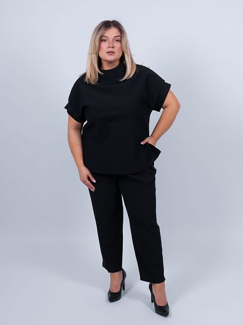 33-060028-1744-50 Кофта женская Луи черный КЛЮКVА 