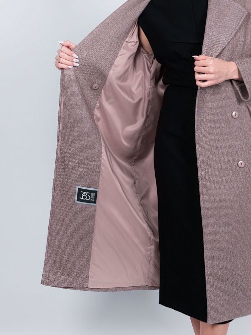 KR-296-STR-беж Пальто женское бежевый 365 