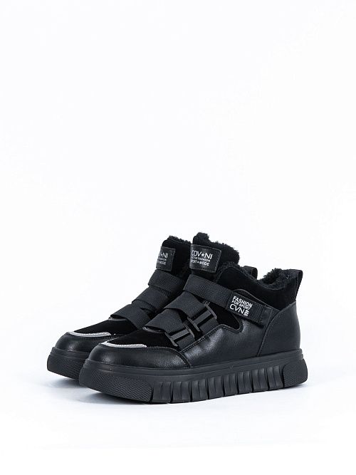 LCW24-BWLM3-054A(L) Ботинки женские черный Covani 